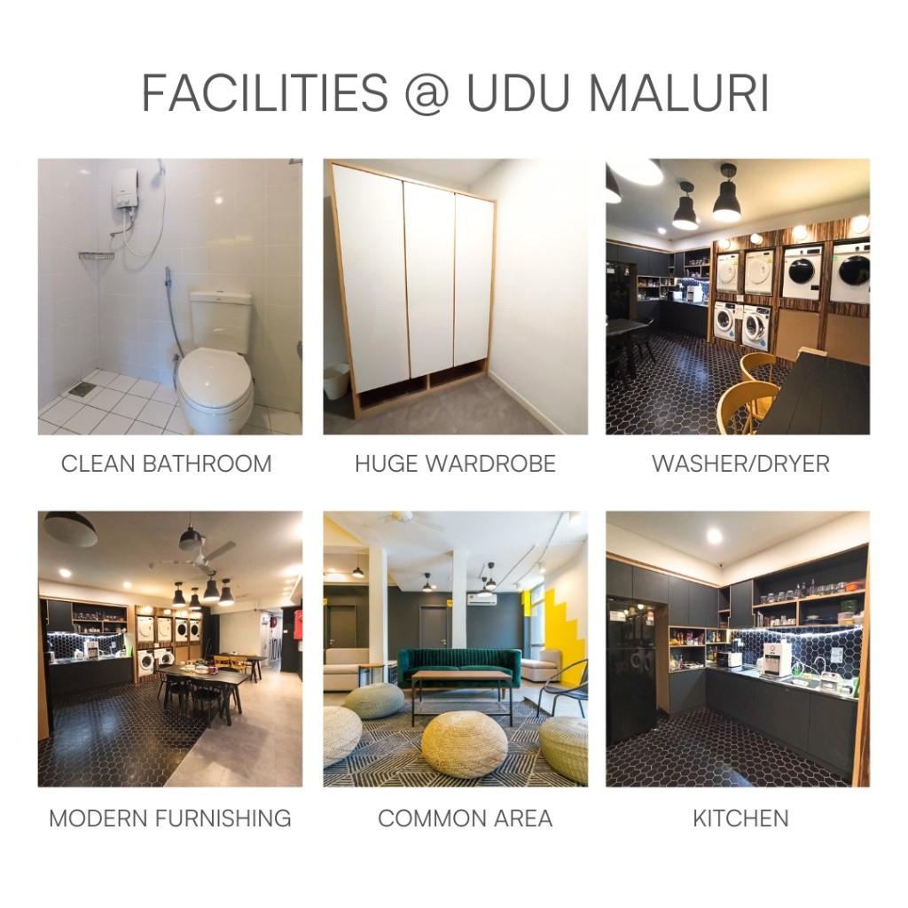 Comfortable Studio At Co-Living Unit 💫At Maluri Only 8 Mins Drive To Tun Razak Exchange 🛍️ - Wilayah Persekutuan Kuala Lumpur - 房間 (合租／分租) - Homates 馬來西亞