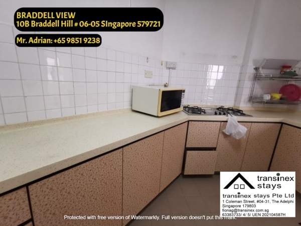 Braddell MRT - Pool/ Tennis/ Gym Condo -10B Braddell View - Braddell - Bedroom - Homates Singapore