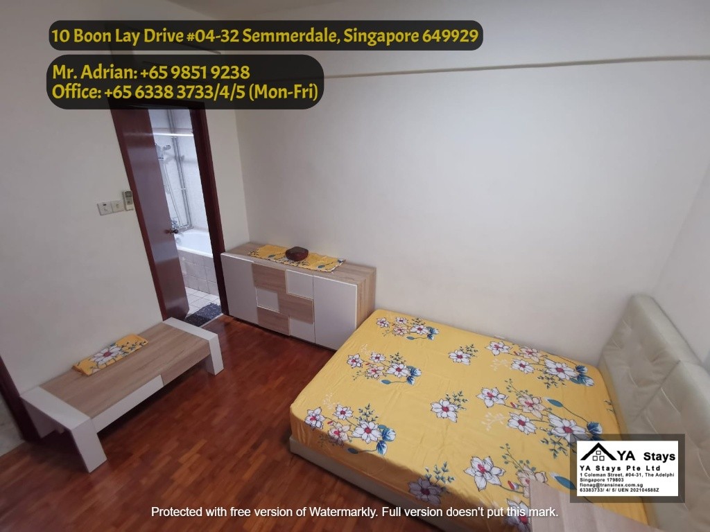 Boon Lay / Lakeside / Jurong / Summerdale Condo/Master Room 1-2 Pax - Boon Lay - Bedroom - Homates Singapore