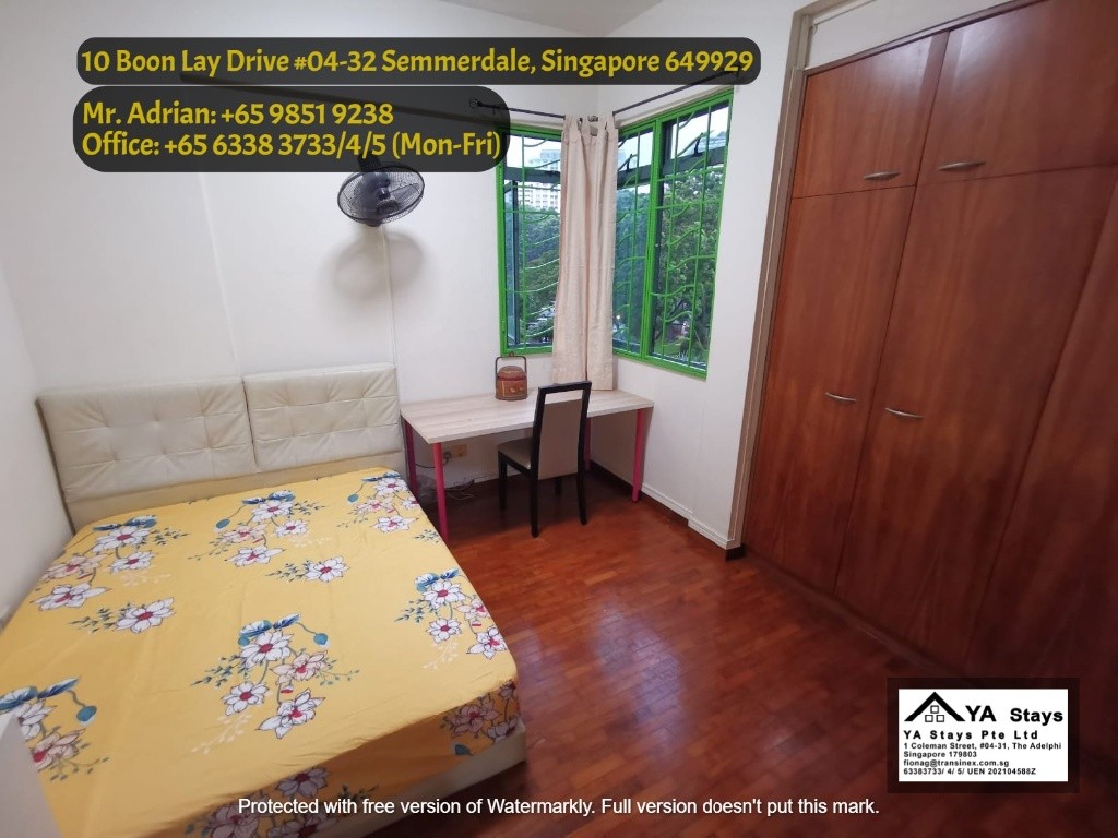 Boon Lay / Lakeside / Jurong / Summerdale Condo/Master Room 1-2 Pax - Boon Lay - Bedroom - Homates Singapore